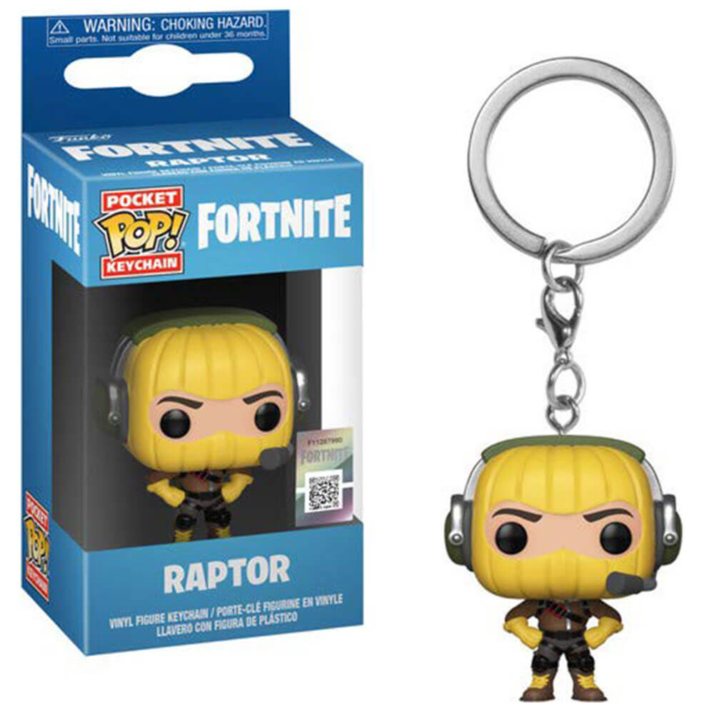 

Карманная поп-музыка Fortnite Raptor! Брелок