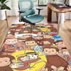 1pc Curious George (9) Design Area Rug - Non-Slip, Soft & Cozy Floor Mat for Living Room, Bedroom, Office - Indoor/Outdoor Decorative Carpet