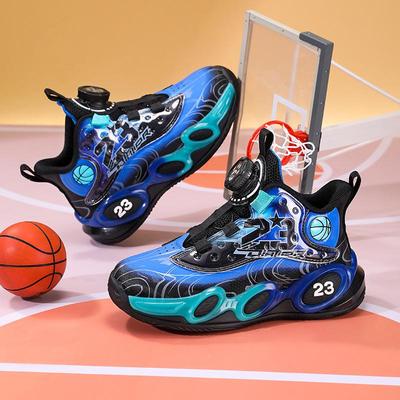 2025 Rutschfeste, verschleißfeste Basketball-Sneaker für Jungen - Trendige Herbst/Winter-Laufschuhe, Größe 23
