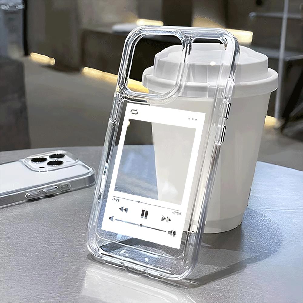 Musical Notes Clear Phone Case For IPhone 16 13 15 11 Pro 12 14 17 Pro Max 17 Air 15 Plus Shockproof Cover Silicone Soft Fundas
