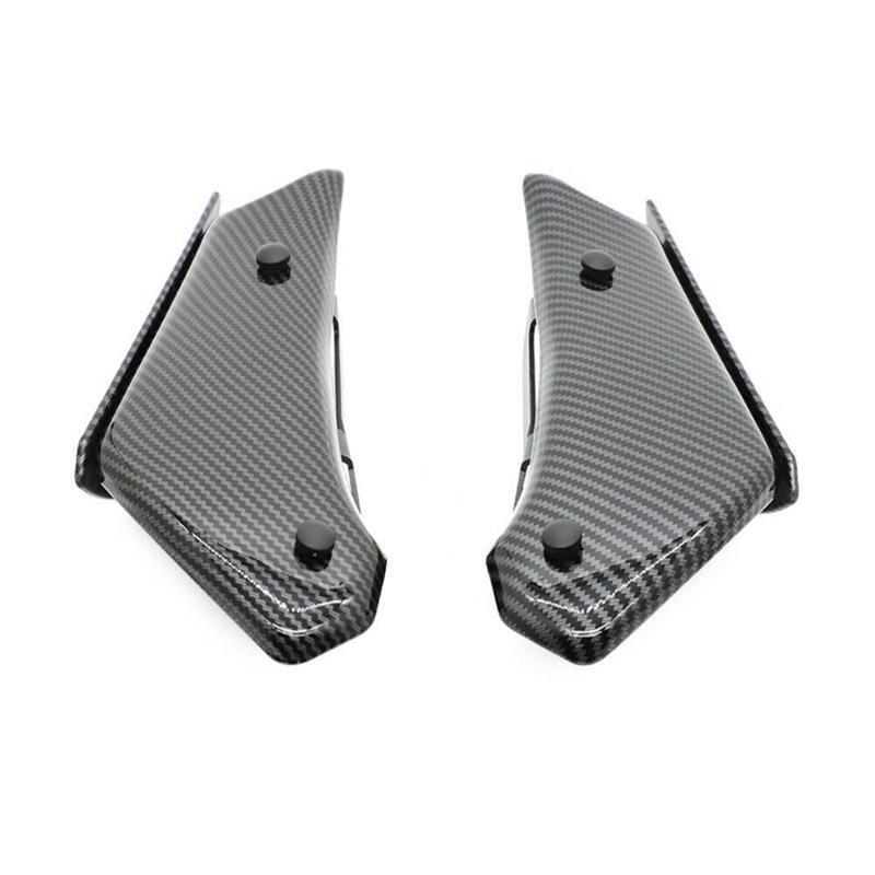 Motorcycle Accessories Fairing Front Aerodynamic Winglet For BMW S1000RR 2015-2018 HP4 Carbon Fiber Pattern