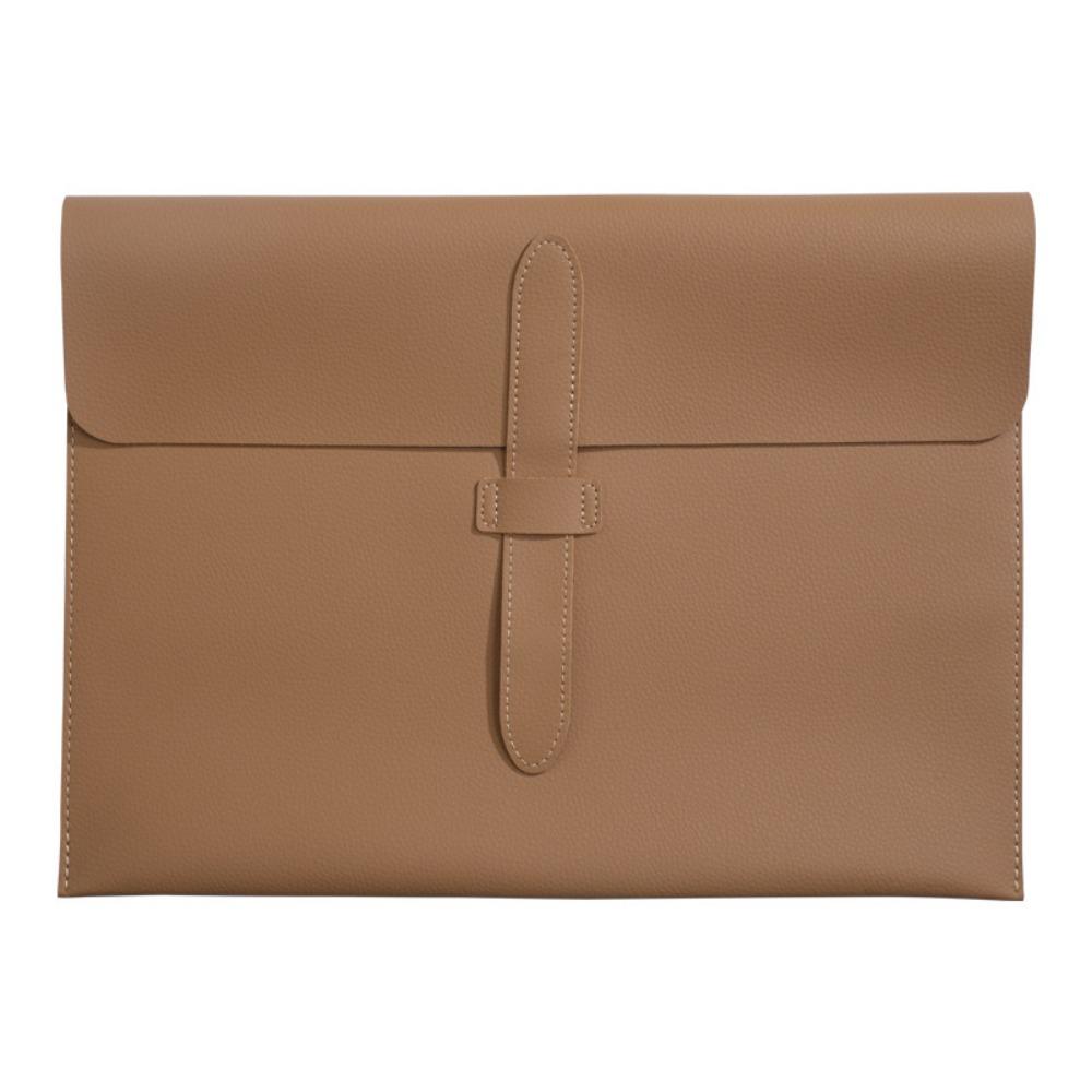 PU Leather Document Folder A4 Storage Bag Fashion Document Bag Office Organizer