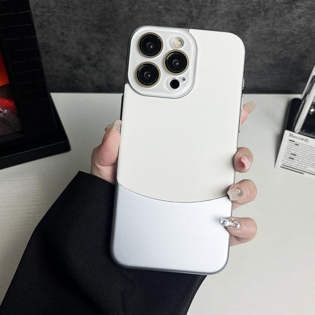 Napa Gemustertes Apple 15promax Handyhülle, Geeignet für IPhone14 Patchwork Furnier 13 Kristalllinsen Schutzhülle