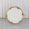 Ceramic Gold Edged Dining Plate Fish Plate Steak Plates Pasta Dish Fruit Dish Salad Bowl Soup Bowl Dessert Plates Coffee Cup Mug