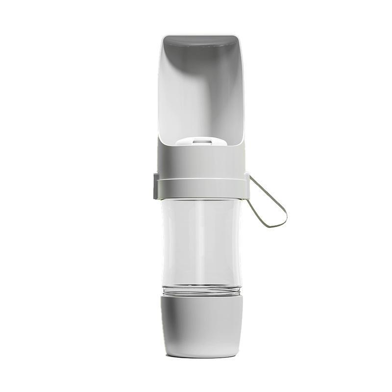 2 in 1 Portable Pet Water Bottle Leakproof Food Water Container Reusable for Small Medium Dogs Outdoor Trips Hiking