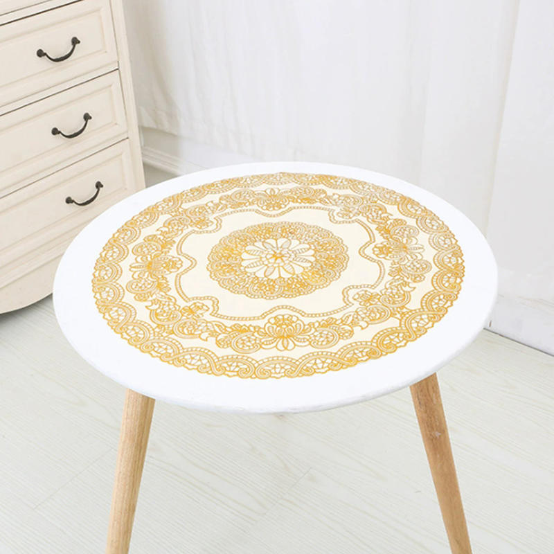 Waterproof Oilproof Table Cloth Round/Square Floral Printed Dining Table Cover Household Decoration Supplies for Party