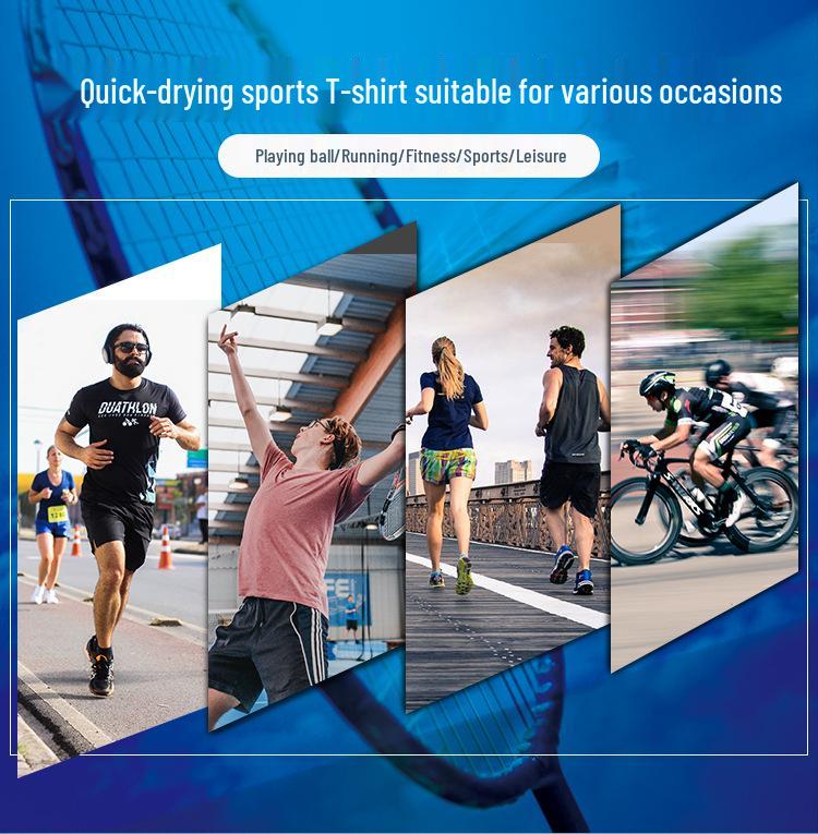 Breathable Couples' Sportswear Set - Table Tennis & Badminton Quick-Dry Competition T-shirt