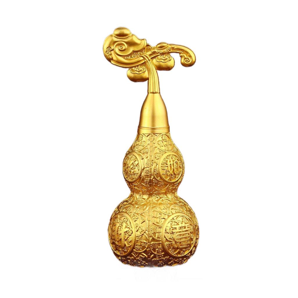 Brass and Copper Gourd Ornaments for Home and Ceremonial Decor