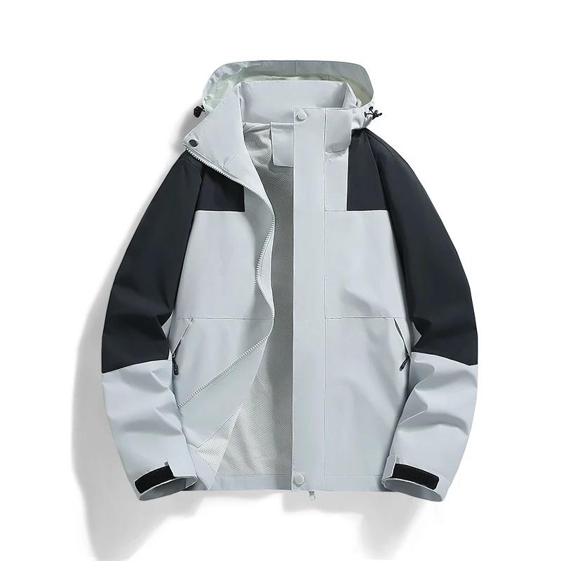 Camping Jacket Cycling Coat Warm High Quality Windproof Waterproof Mountaineering New Winter Men Hoodie Detachable Tracksuit