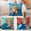 S-shin Asakura Pillow Gifts Home Office Furnishings Bedroom Sofa Car Cushion Cover Case 45x45cm