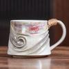 OLOEY Irregular Retro Ceramic Coffee Mug