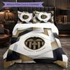 Valencia FC Themed Bedding 3Pcs Duvet Cover Set Decorative Bed Linen For Teen Room Home Decoration