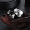 Men's Trendy Titanium Steel Rotating Ring - 8MM Width