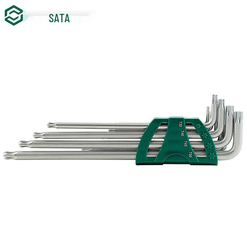 SATA 09716 9-Piece Extra-Long Ball-End Star Wrench Set