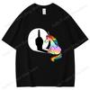 Funny Unicorn Middle Finger Printed TShirts Women Unisex Short Sleeve Cotton 100 Round Neck Tee Shirt Casual Summer Tops