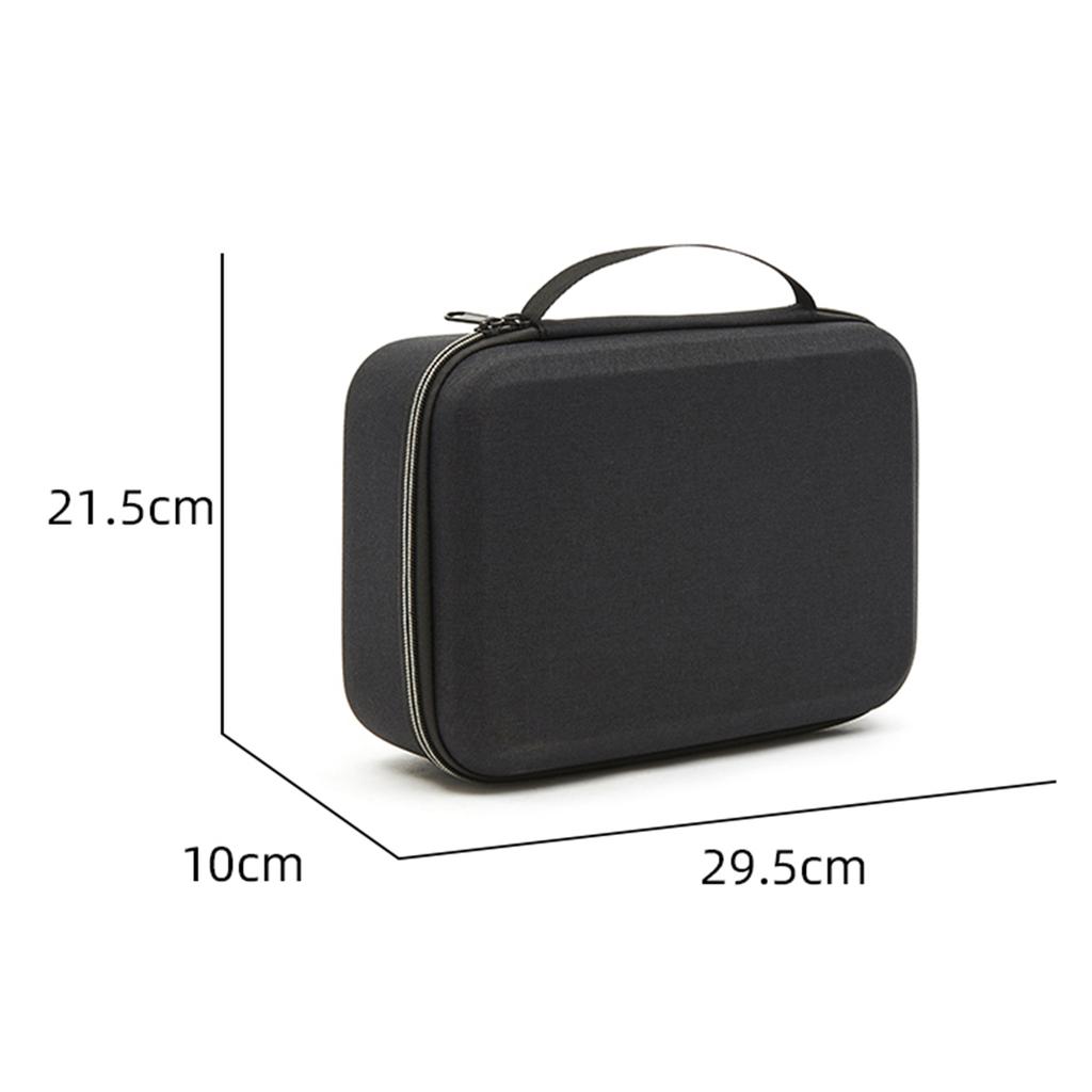 Portable Hard Case Black Carrying Storage Bag for DJI Osmo Action 4 Camera for Travel Home Office, Case Only