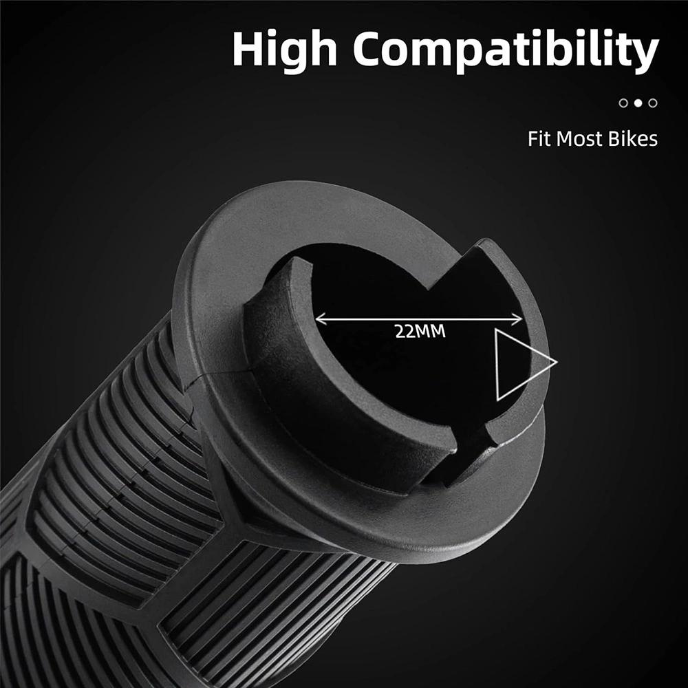 Rockbros 40720007001 Bicycle Grips With Reflector - Black