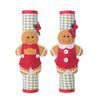 Gingerbread Man Handle Cover Holiday Handle Cover Refrigerator Door Cover Creative Christmas Decoration Supplies
