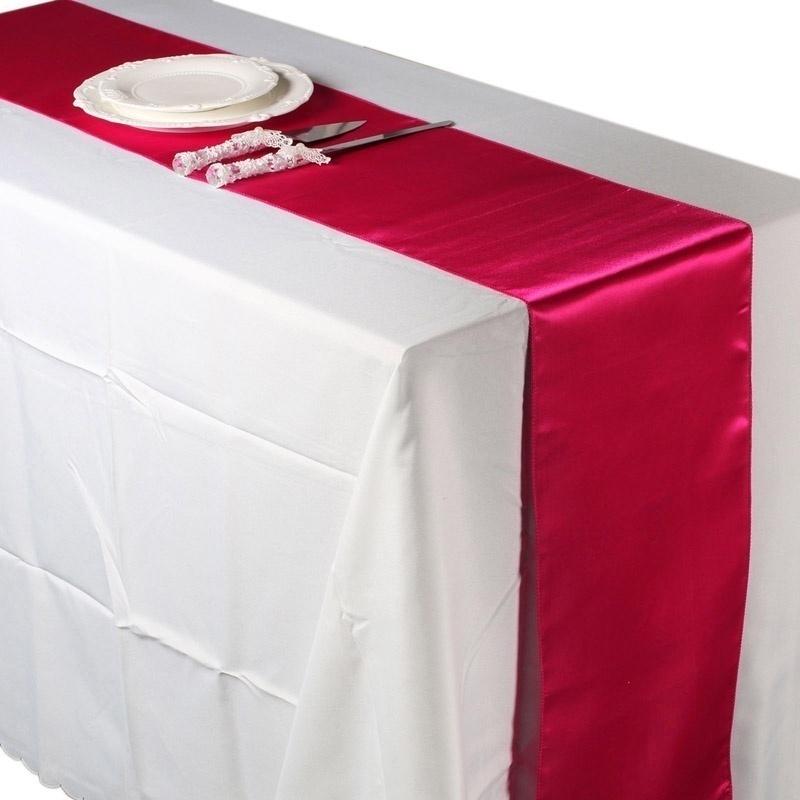 30x275cm Satin Table Runner Cloth Wedding Party Banquet Decor Hotel