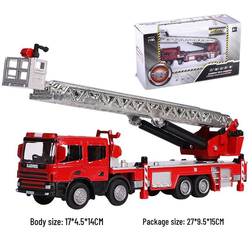 Kaidiwei 1:50 Alloy Fire Truck Ladder Model #625012