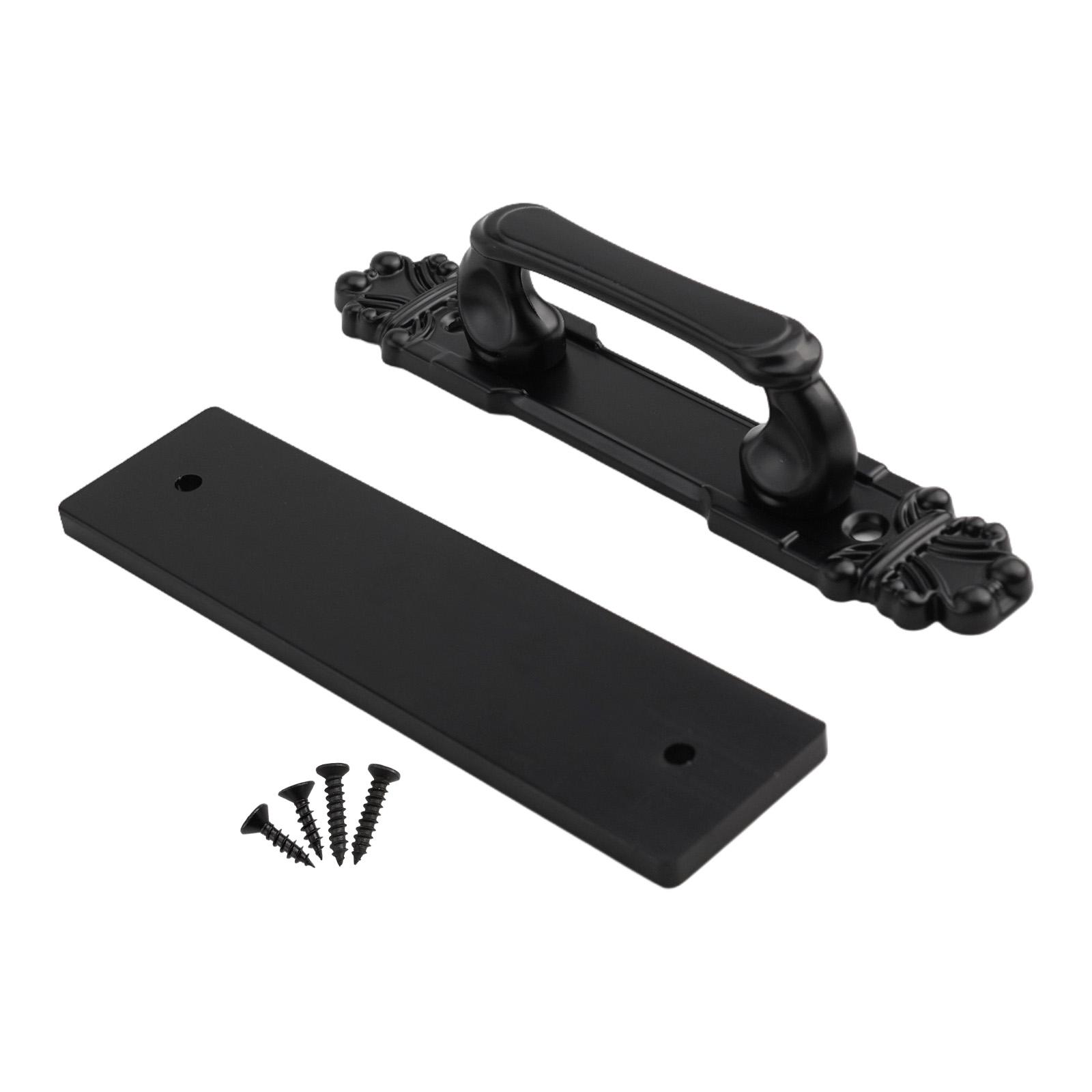 

For Home For Office Color Black Flush Door Handle Industrial Style Handle Simple Design Carbon Steel Mounting Hardware Included China Mainland