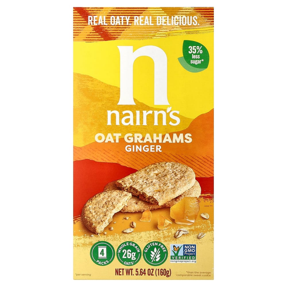 iHerb Nairn s Inc. Oat Graham Gluten-Free Crackers 160g (5.64oz)