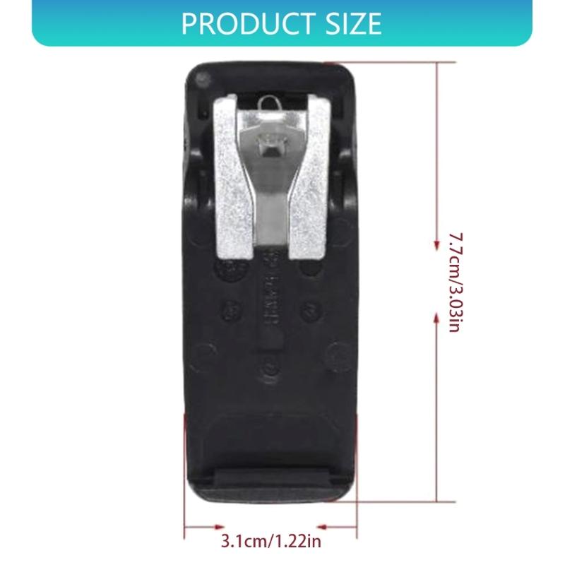 Heavy Duty ABS Radio Clip Attachment For DP4401 DP4600 DP4601 DP4800 DP4801 DGP4150 Professional Two Way Radios Prevents Accidental Drops