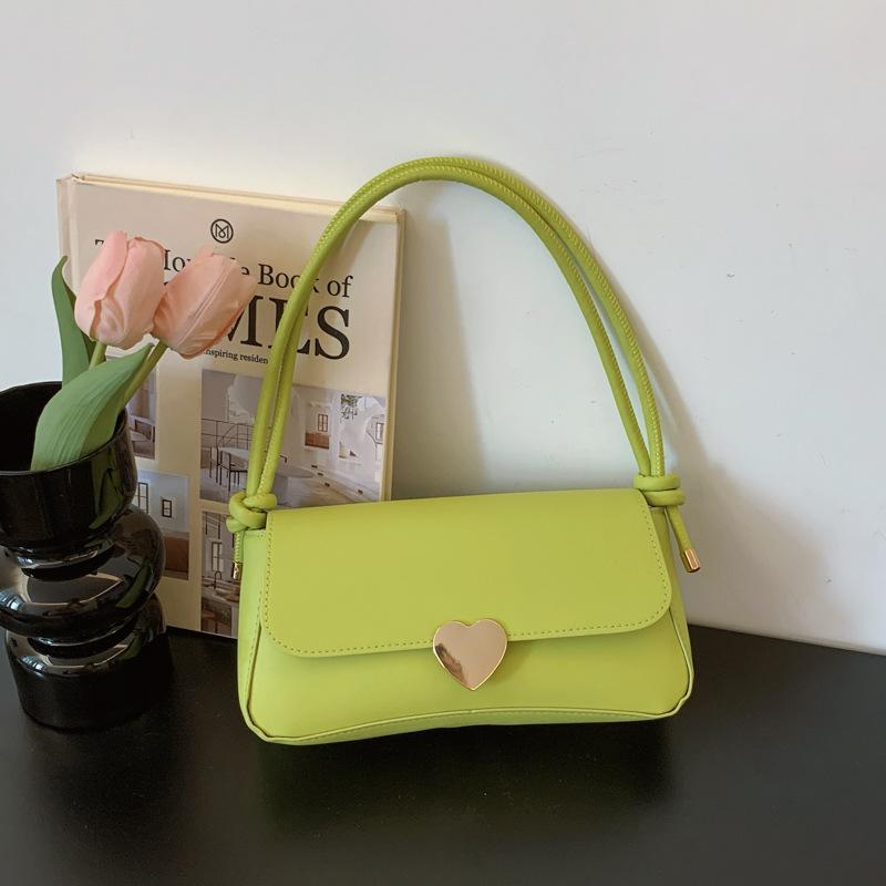 

Сумка-багет Fashion Love Маленькая квадратная сумка French Niche Design Высококачественная сумка-мессенджер зелёный