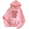 Latto Sugar Honey Iced Tea Damen- und Herren-Hoodie mit Print, Langarm, Frühling/Sommer, lässig, Geschenk für Musikfans, Geschenkidee für Musikfans