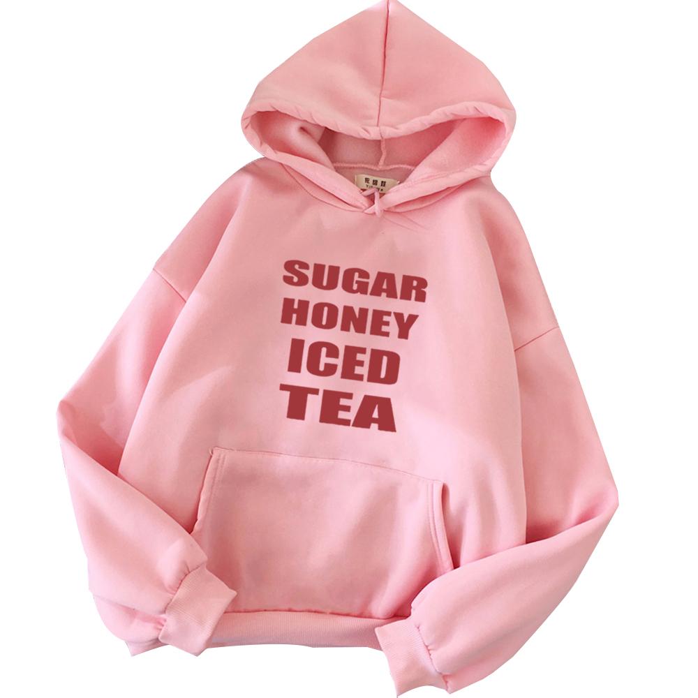 Latto Sugar Honey Iced Tea Damen- und Herren-Hoodie mit Print, Langarm, Frühling/Sommer, lässig, Geschenk für Musikfans, Geschenkidee für Musikfans