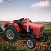 Vintage Tractor Model Building Blocks Toy Compatible with Lego - MOC-169171