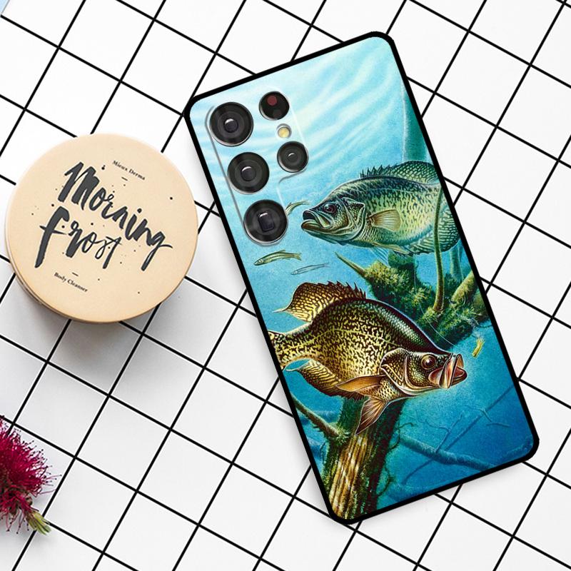 Art Fishing Lure Case For Samsung Galaxy S25 Ultra S23 S22 S21 S20 S24 Ultra S9 S10 Plus S25 FE Phone Cover