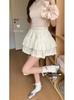 Sweet Ruffled High-Waist A-line Skirt for Women - Summer Slimming Design