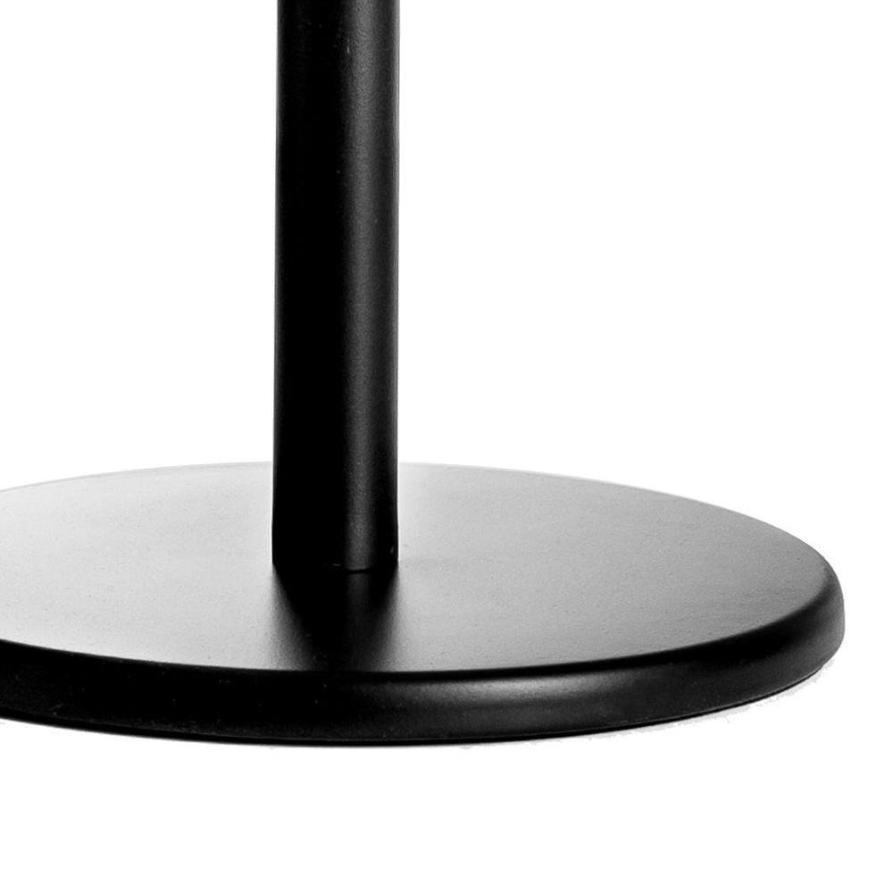 Black Metal Kitchen Paper Towel Rack
