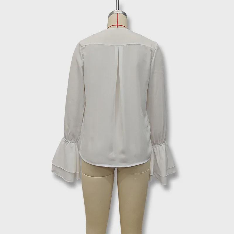 Jaro/Léto 2025 Volný kardigan se šněrováním a volány pro ženy