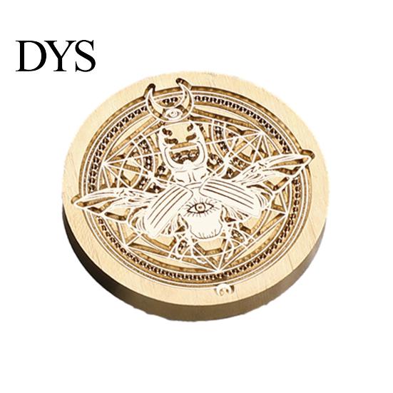 Metal Seal Heads for Scrapbooking Wax Sealing Copper Stamp Head, with Detailed Relief Texture, Round DIY Crafting Shaped Durable Brass Wedding