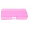 Plastic 15 Slots Adjustable Jewelry Storage Box Case Craft Organizer Bead