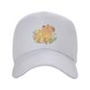 Capybara with Daisy Flowers Casual Baseball Cap Summer Trucker Hat Sunscreen Tennis Skate Snapback Cap Unisex Fashion Baseball Caps