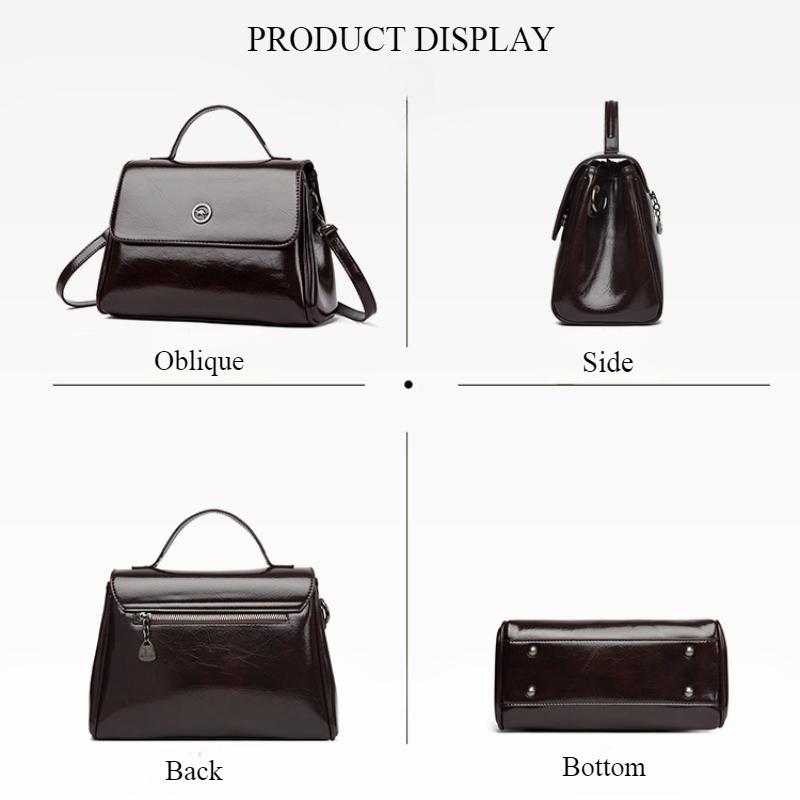 Spring New Fashion Simple Ladies Handbags PU Leather Light Luxury High-end Sense Solid Color Women's Tote Bag Versatile Commuter Buckle Crossbody Bags