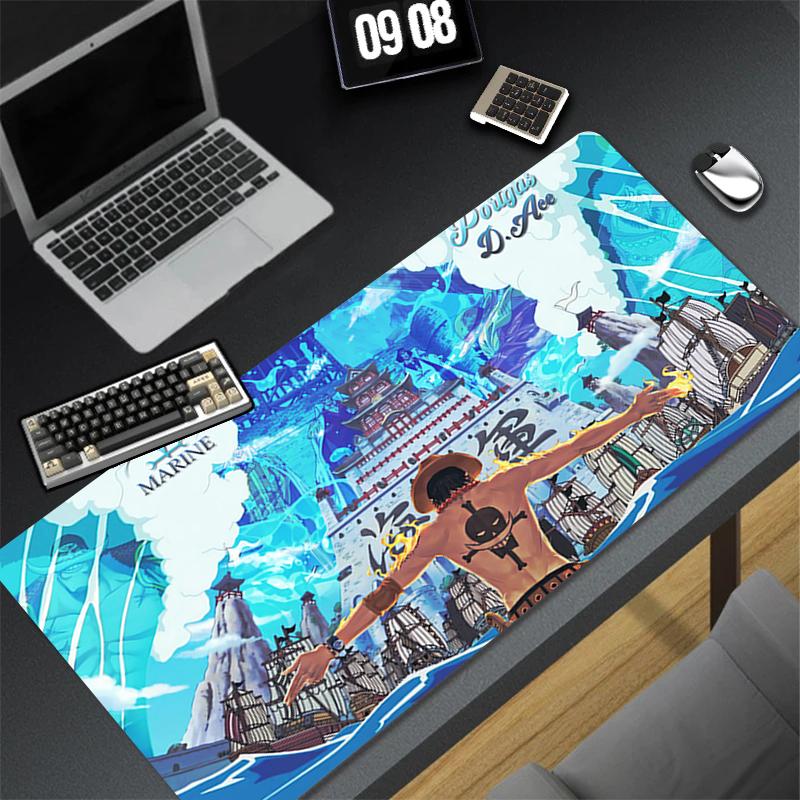 Gaming Mouse Pad Design Nonslip HighQuality Sewn Edge One Piece Desk Mat Keyboard Pad Gamer And Office Work Mousepad