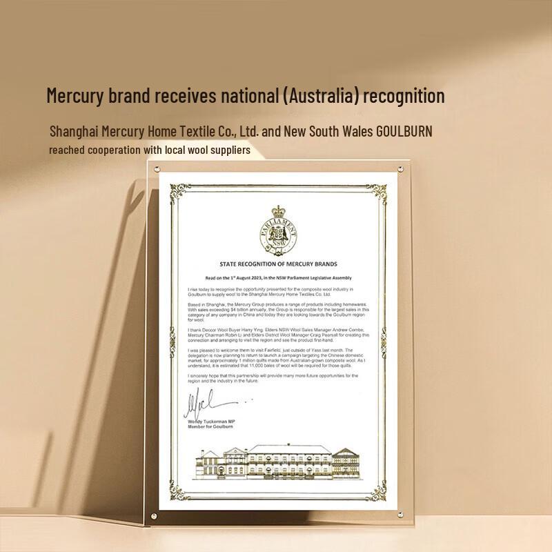 Mercury Home Textiles Australian Wool Winter Duvet