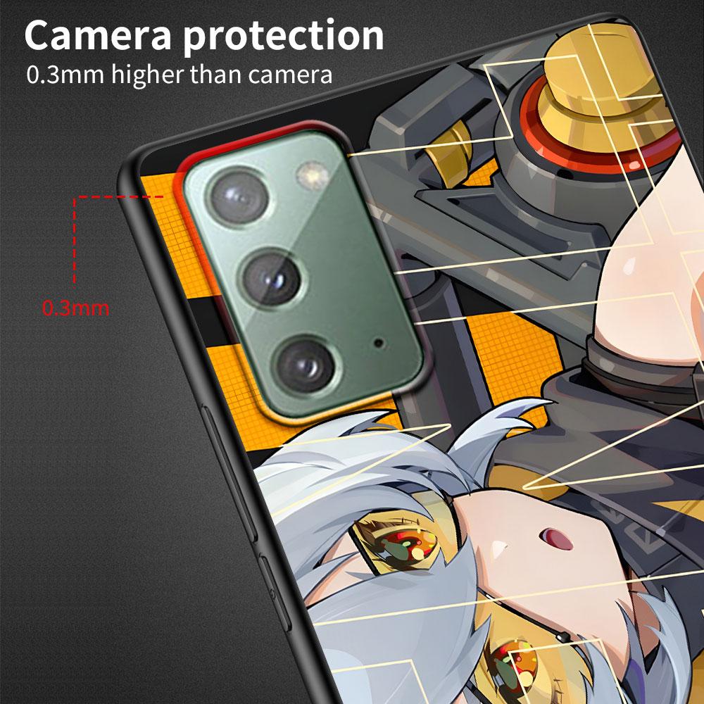 Anime Zenless Zone Zero Case for Samsung Galaxy Note 20 Ultra 10 Plus 9 8 TPU Phone Cover Note 10 Lite Black Soft Shell Funda