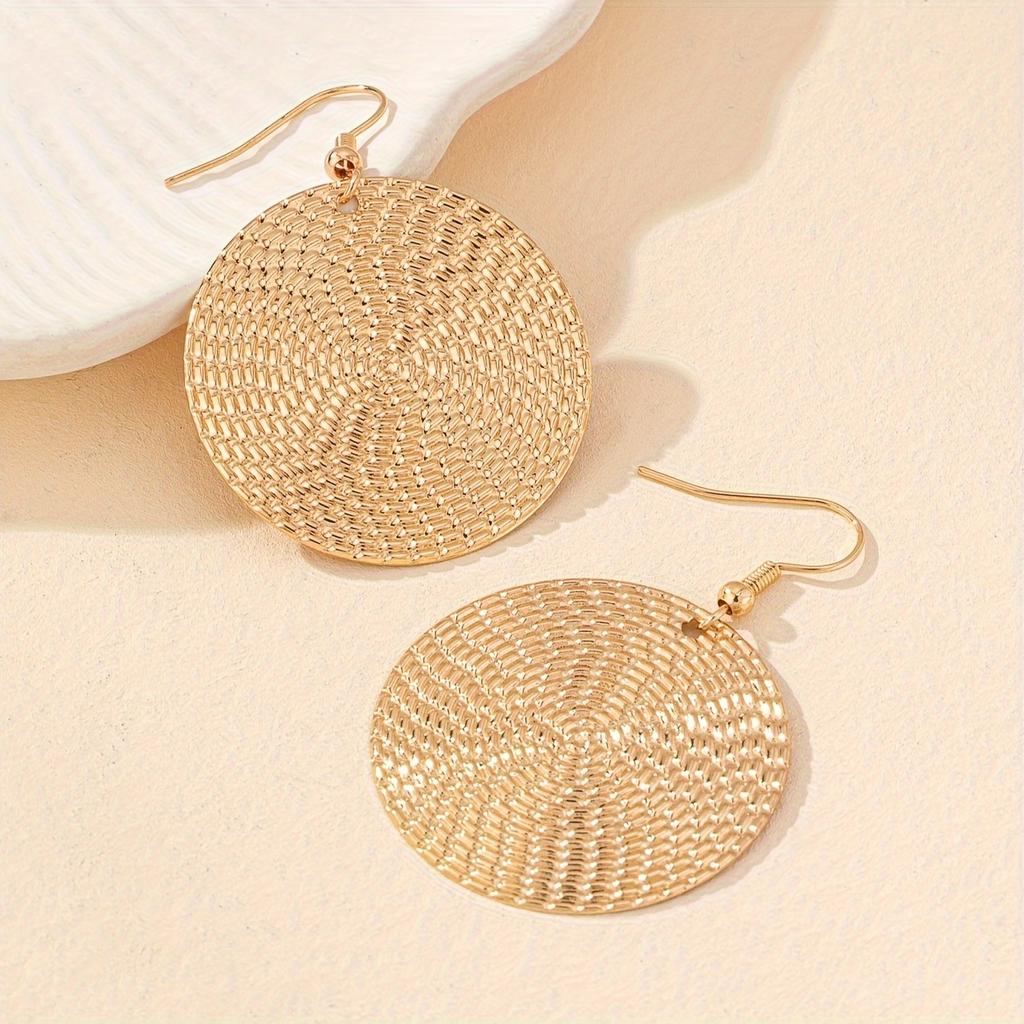 Chic & Simple Large Round Hoop Earrings for Women - Versatile All-Season Fashion Accessory