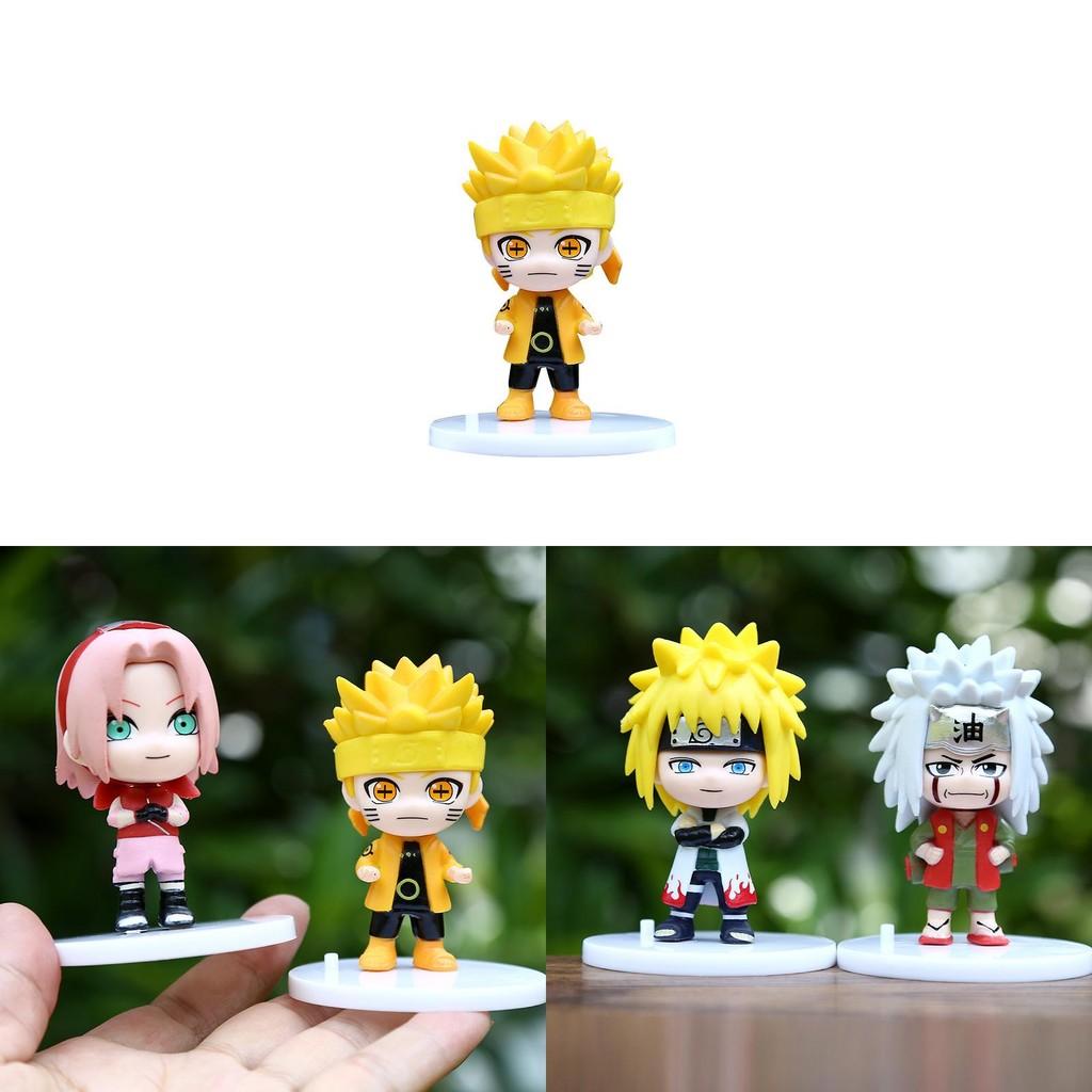 Naruto Pvc Action Figures Model Toy Set With Collectible Characters For Anime Fans