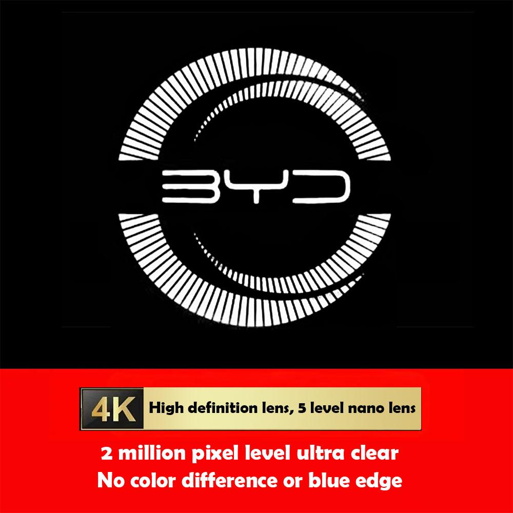 For BYD Sealion 07 EV 2024 2025 Car Welcome Light Door Projection Atmosphere Light Interior Modification Accessories