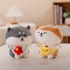 Accompany Toys Husky Dog Plush Toy Baby Sleeping Pillow Husky Dog Stuffed Toy Wedding Party Decor