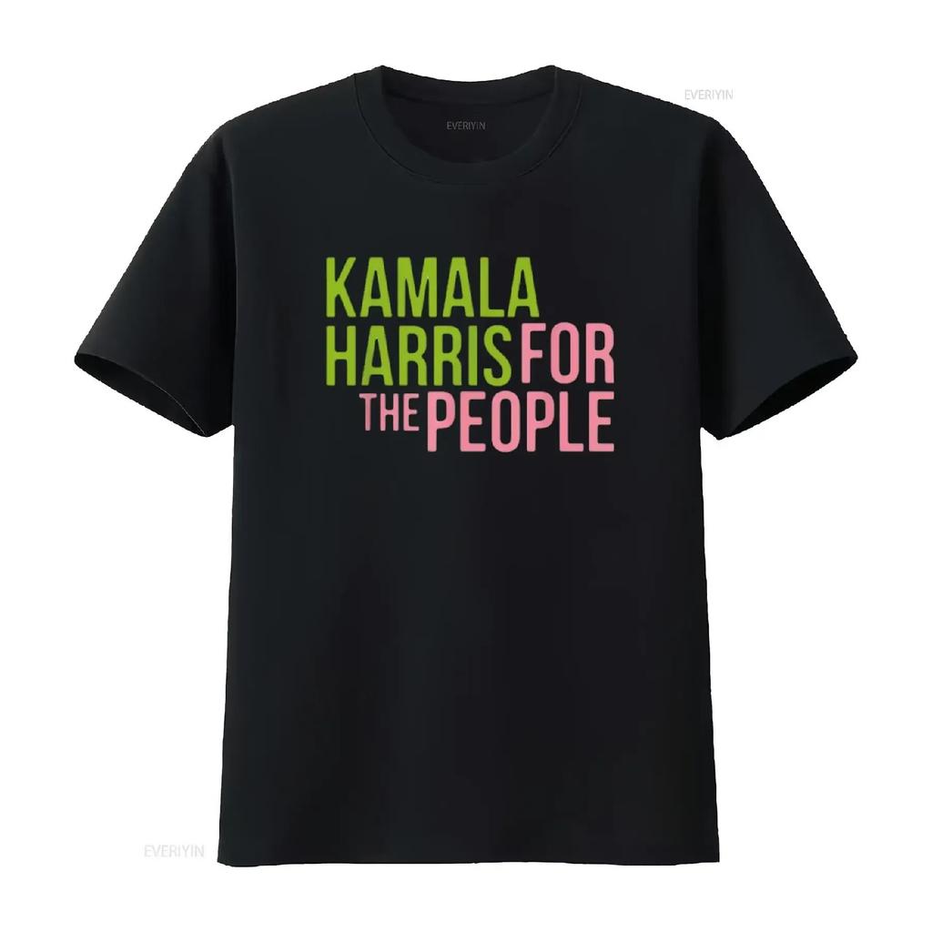 Kamala Harris For The People AKA 2020 Vice President T Shirt Black X Large vintage Washed fashion Soft Comfortable Slightly