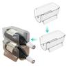 Wine Rack Holder Acrylic Transparent Wine Rack Storage Organizer Stackable Beer Holder Refrigerator Standing Bottle Wine Rack
