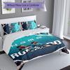 3pcs Custom Name Cristiano Ronaldo Set,Includes 1 Duvet Cover and 2 Pillowcases,All-season Bedroom Decor