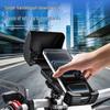 Waterproof Dustproof Electric Scooter & Motorcycle Phone Holder for Navigation with Helmet Bracket